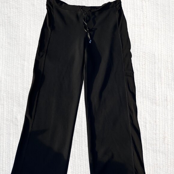 S’ Max Mara Black Wide-Leg Trousers, Size 0 - Picture 1 of 4
